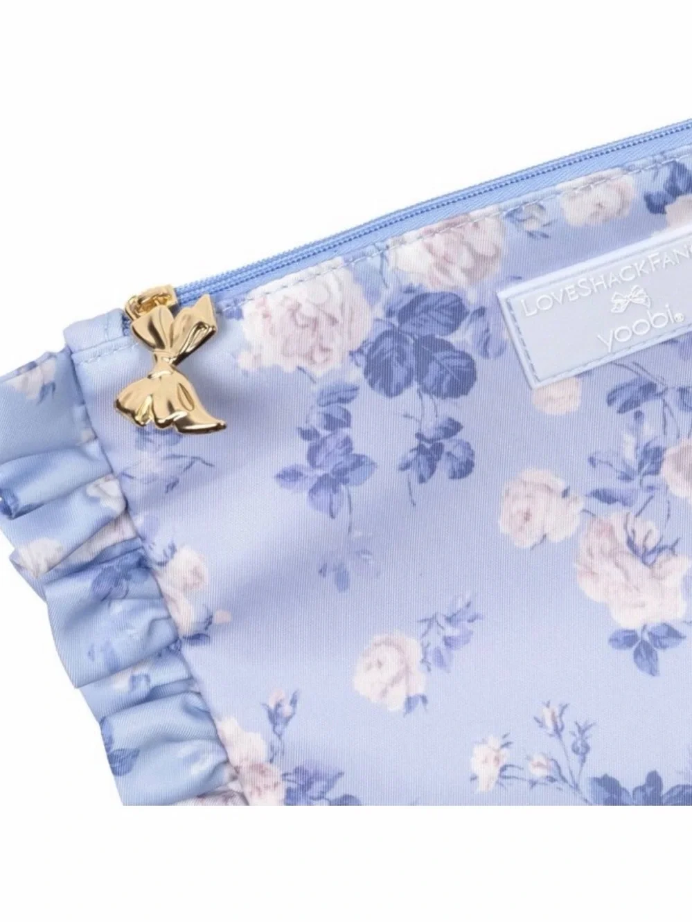 Love Shack Fancy X Target Yoobi Blooming Heirloim Pencil Case Whisper Blue🩵